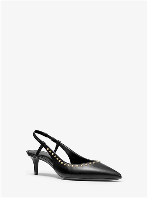 michael kors nora pumps|Nora Flex Leather Slingback Pump .